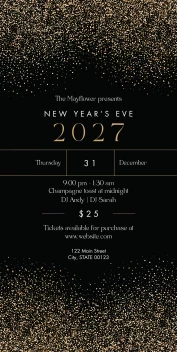 New Years Event Sparkles