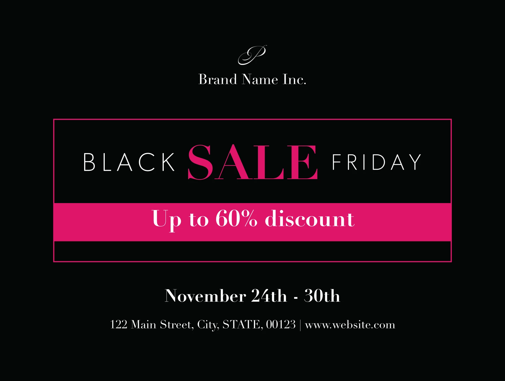 Colorful Frame Black Friday