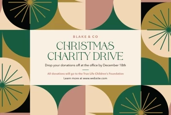 Christmas Charity Drive Pattern