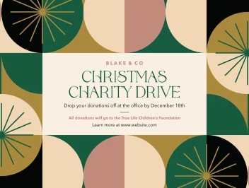 Christmas Charity Drive Pattern