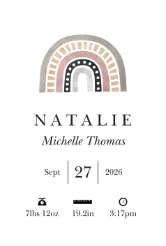 Newborn Rustic Rainbow