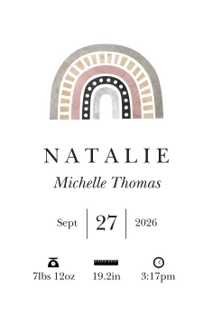 Newborn Rustic Rainbow