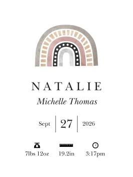 Newborn Rustic Rainbow