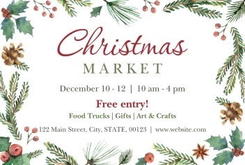 Christmas Market Foliage