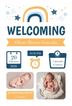 Welcoming Newborn Board