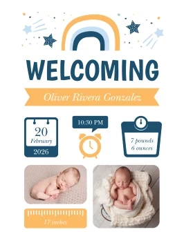 Welcoming Newborn Board