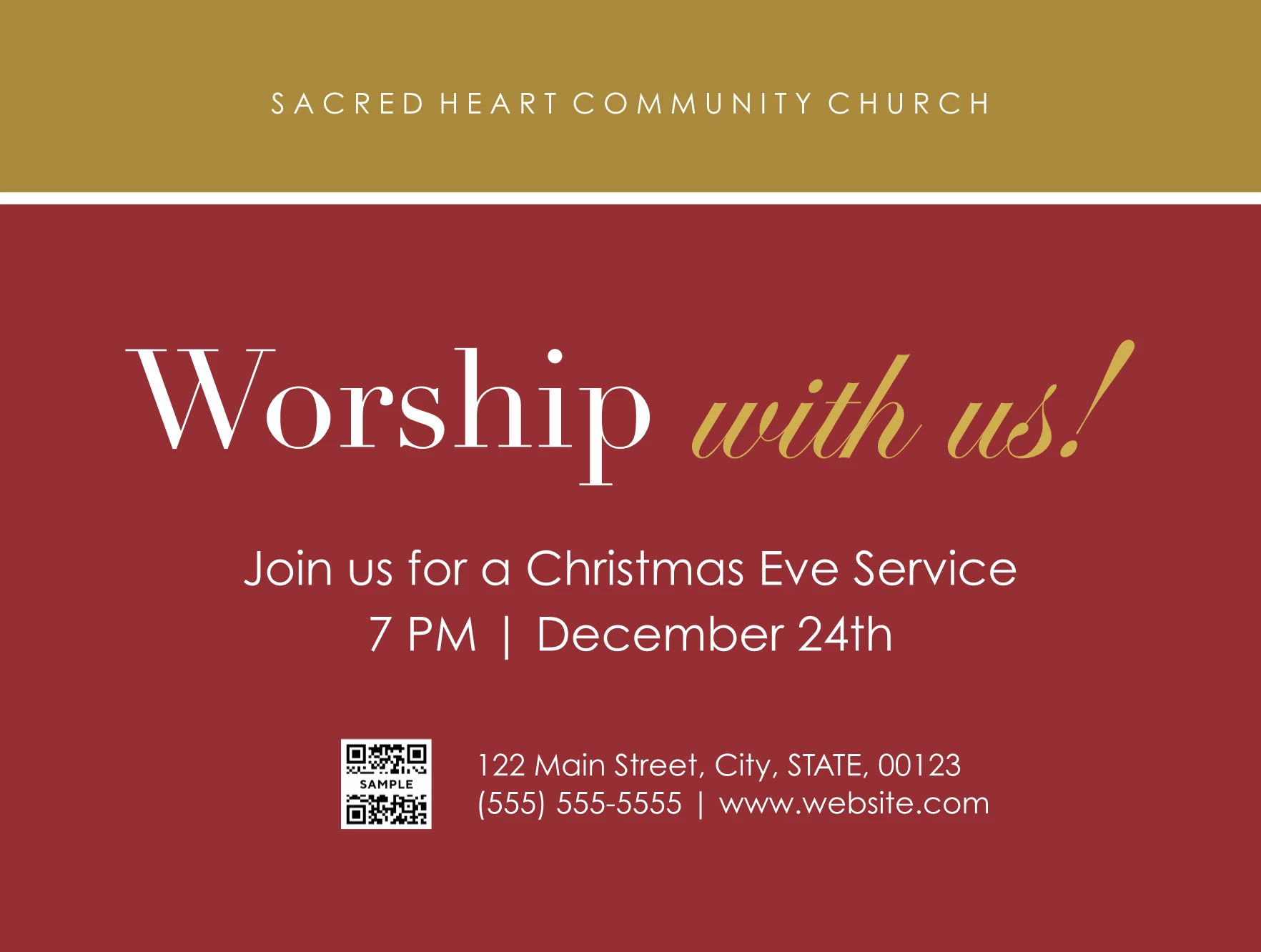 Holiday Worship Event