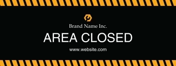 Construction Stripes Signage