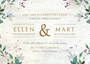 Rustic Floral Watercolor