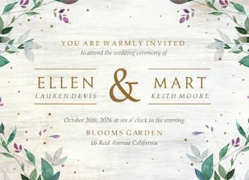 Rustic Floral Watercolor