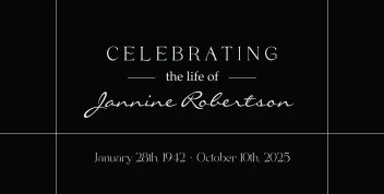 Elegant Modern Memorial