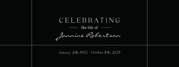 Elegant Modern Memorial