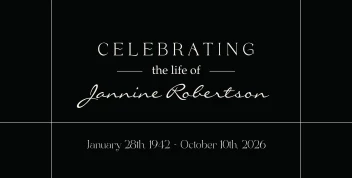 Elegant Modern Memorial