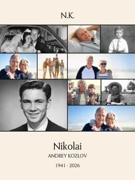 Monogram Collage Memorial