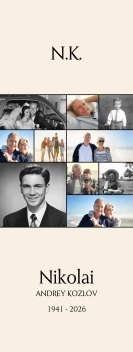 Monogram Collage Memorial