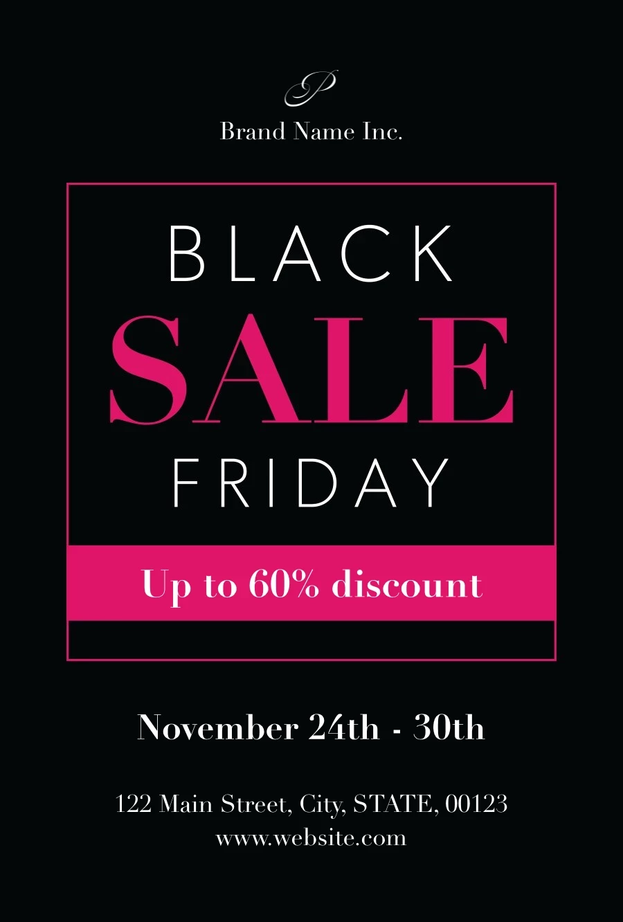 Colorful Frame Black Friday