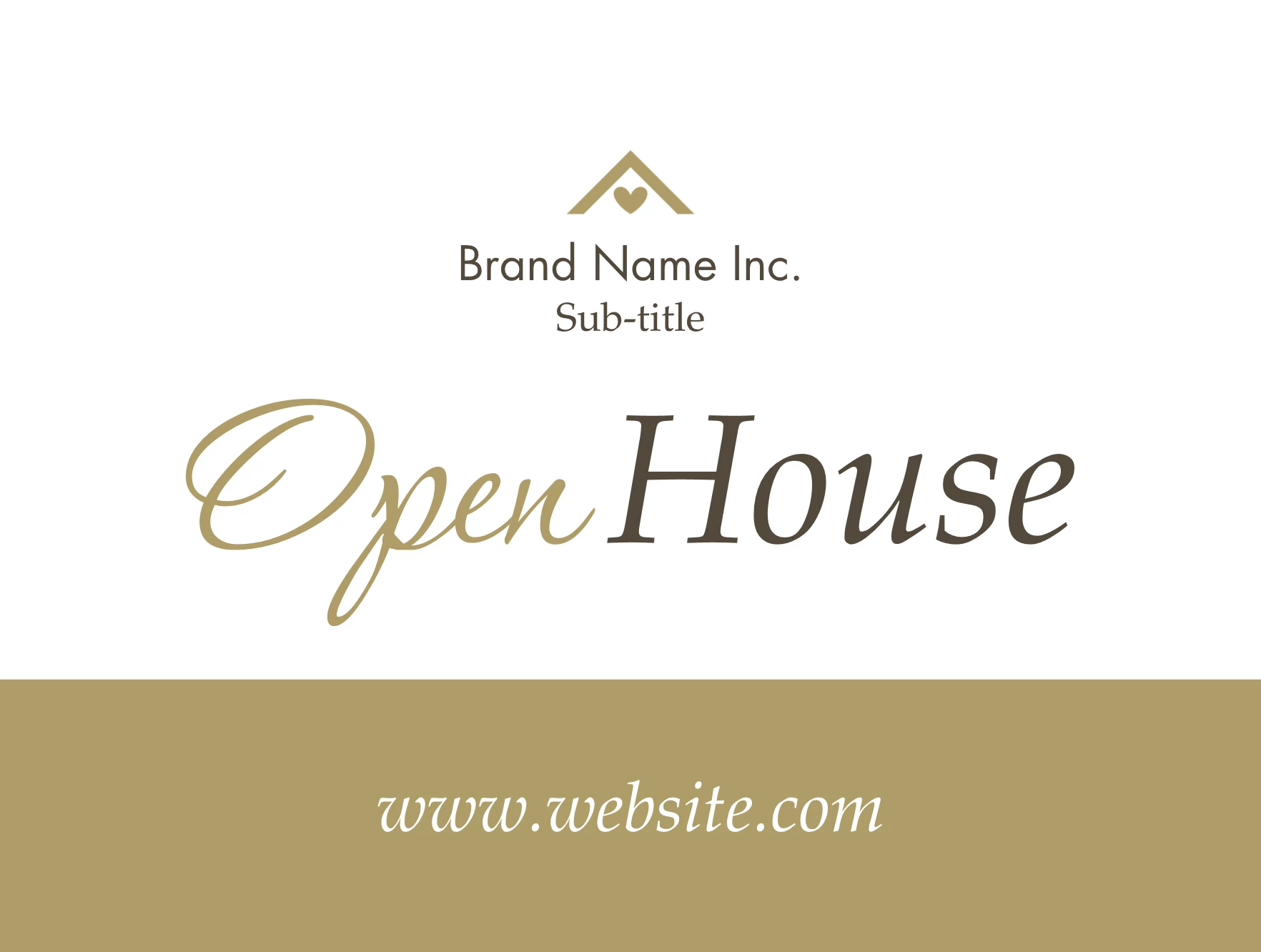 Stylish Open House