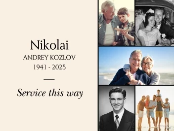 Monogram Collage Memorial