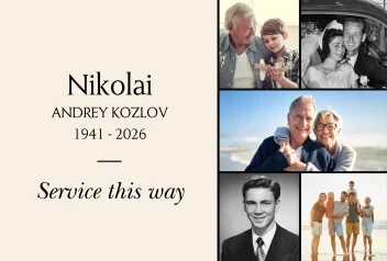 Monogram Collage Memorial