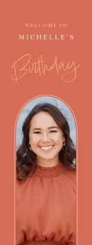 Modern Birthday Arch