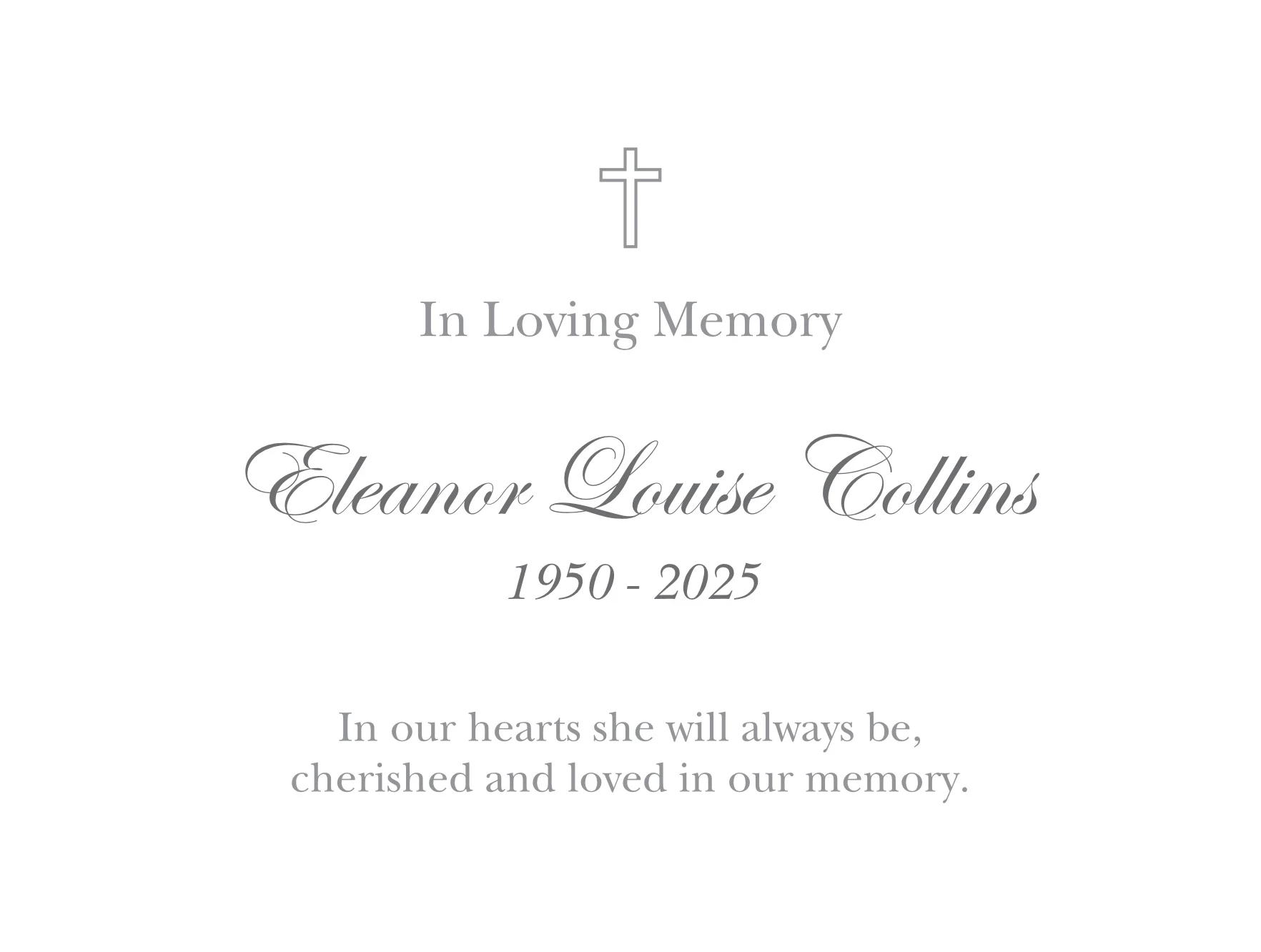 Simples Cross Memorial