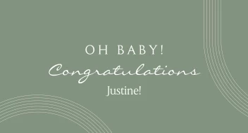 Modern Lines Baby Shower