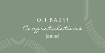 Modern Lines Baby Shower