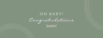 Modern Lines Baby Shower