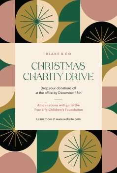 Christmas Charity Drive Pattern