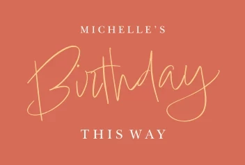 Modern Birthday Arch