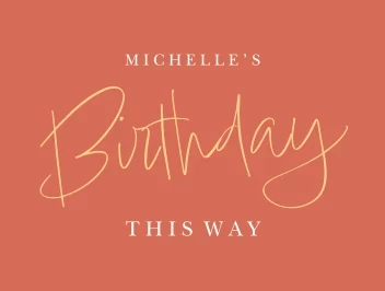 Modern Birthday Arch