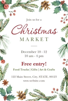 Christmas Market Foliage