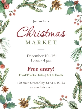 Christmas Market Foliage