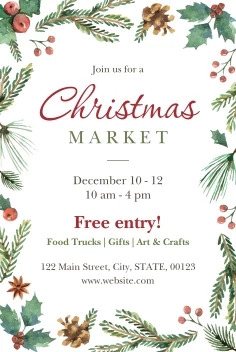 Christmas Market Foliage