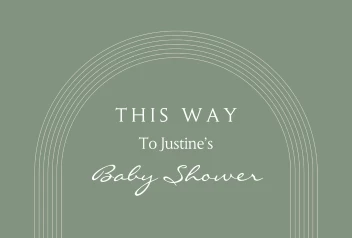 Modern Lines Baby Shower