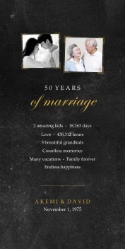 Anniversary Memories Board