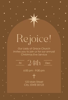 Holiday Church Rejoice