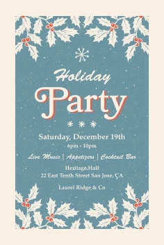 Retro Holiday Party