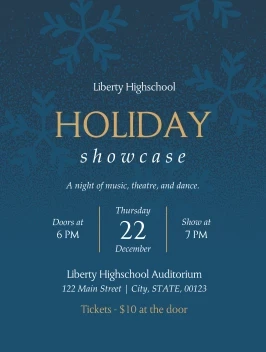 School Holiday Showcase