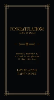 Congratulatory Toast