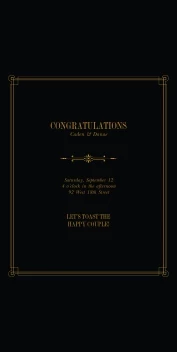 Congratulatory Toast