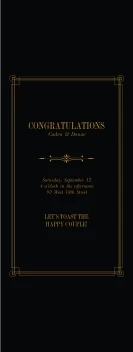 Congratulatory Toast