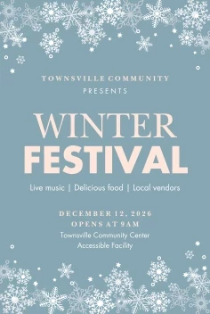 Snowflakes Winter Festival