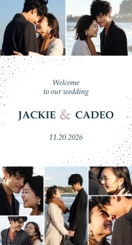 Dotted Frame Wedding