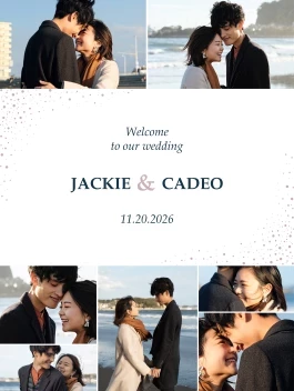 Dotted Frame Wedding