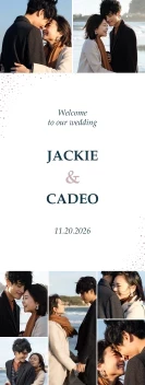 Dotted Frame Wedding