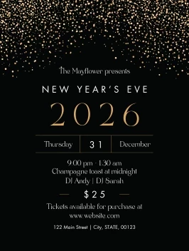 New Years Event Sparkles