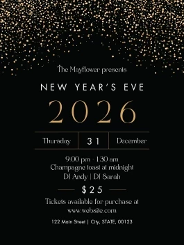 New Years Event Sparkles