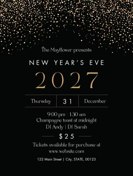 New Years Event Sparkles