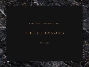 Marble Gold Splatter